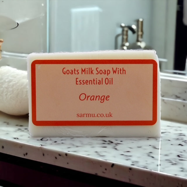 Goats Milk Soap with Orange Essential Oil